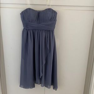BHLDN Dusty Blue Dress
